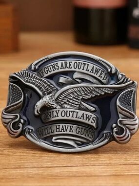 New Flying Eagle Outlaw Guns belt buckle